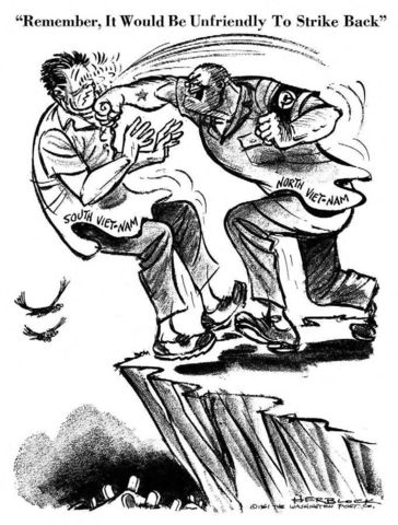 he first sign of a looming Vietnam conflict emerges