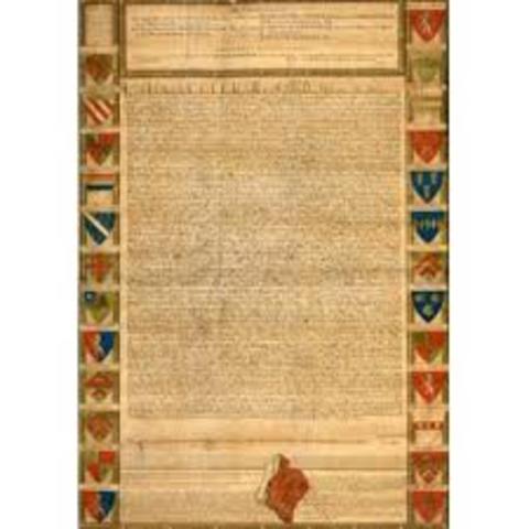 The Magna Carta is signed by King John