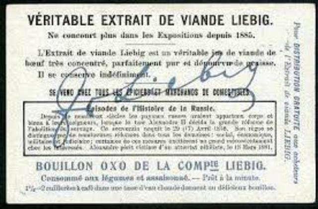 Slavery was abolished in Russia