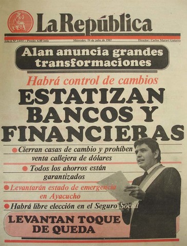 Estatización de la banca