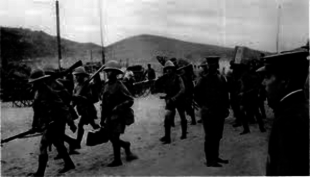 British forces arrive in greece