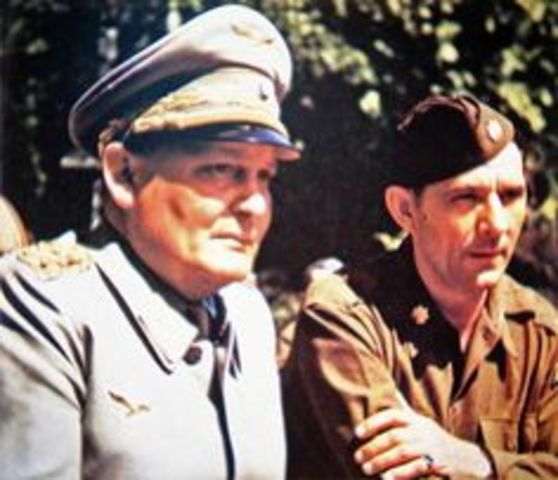 Hermann Göring is captured by members of the U.S. 7th Army.