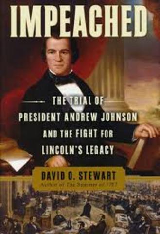 1868 - President Johnson impeached, acquitted.