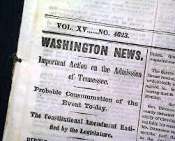 southern states are re-admitted