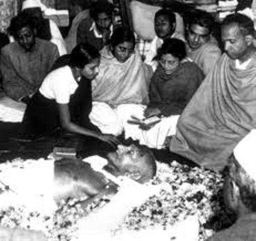 Gandhi was assassinated