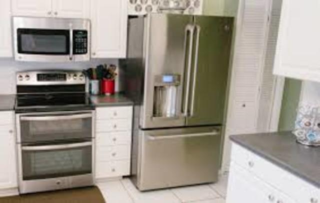 Refrigerators for Home Use Were Invented.