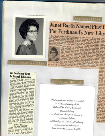 Janet Barth named first librarian