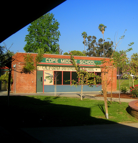 cameron goes to cope middle school