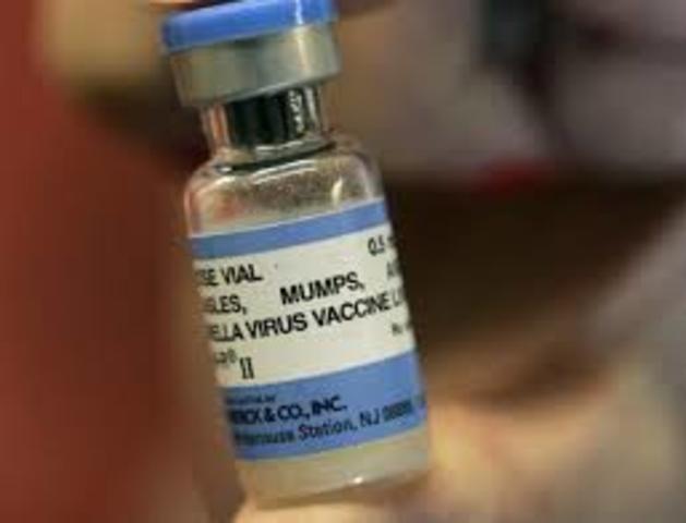 Vaccination is found for mumps