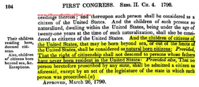 Naturalization Act of 1790
