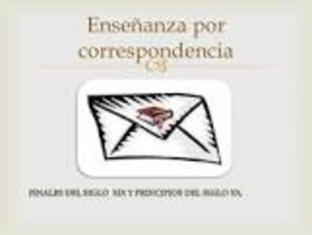 LA EDUCACIÓN POR CORRESPONDENCIA