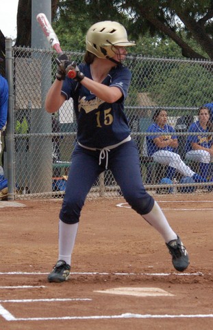 Made varsity softball as freshman in 2010