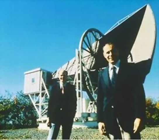 Arno Penzias and Robert Wilson