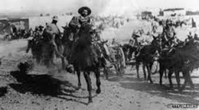 Mexican Revolution Drives Thousands of Mexicans across the US-Mexican Border