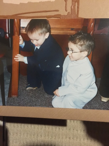 My first steps as a human being!