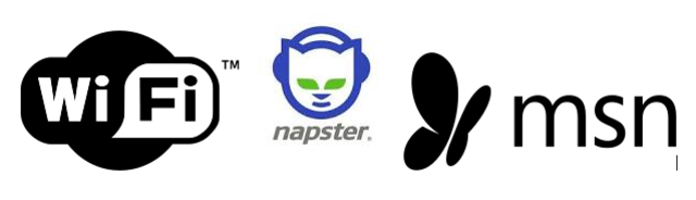WIFI, MSN, NAPSTER