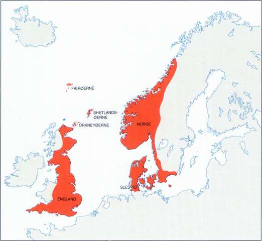 Danmarks udstrækning i vikingetiden