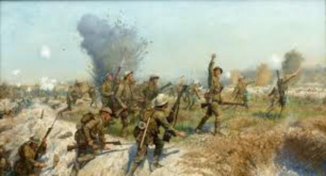 Start of the Battle of the Somme
