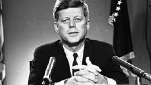 JFK Addresses the public