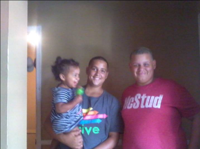 Took pictures with my brothers