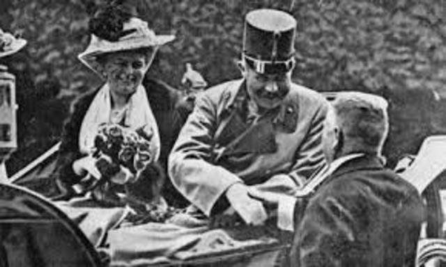 Assassinat de l'Arxiduc Francesc Ferran i la seva dona en Sarajevo