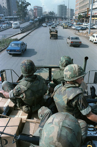 United States troops leave Lebanon