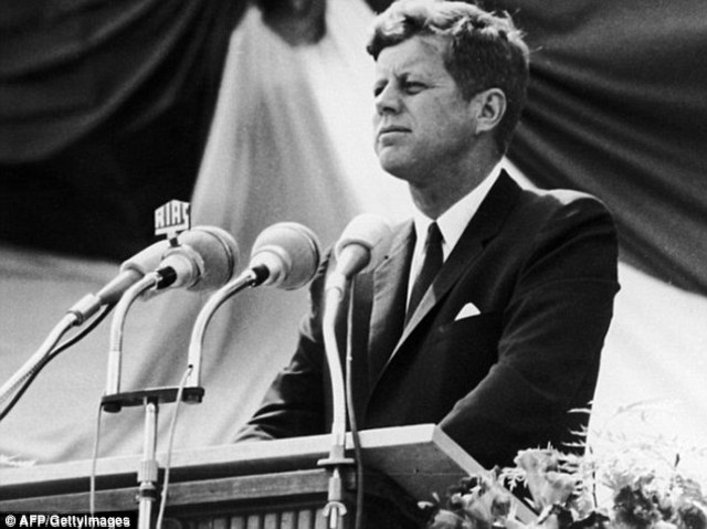 Kennedy addresses the nation