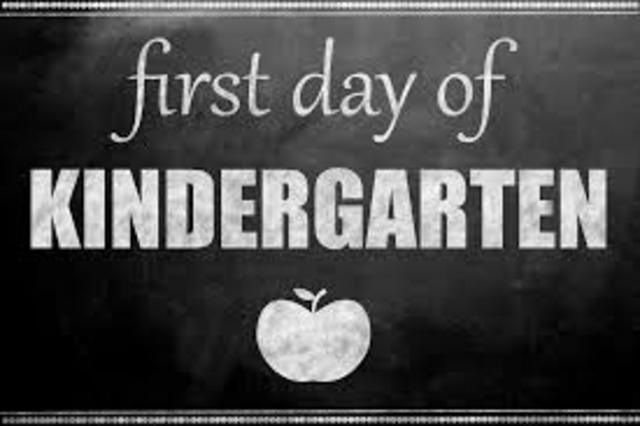 First Day of Kindergarten