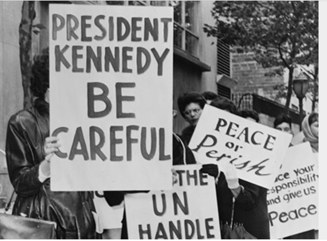 Soviet ship reach quarantine line