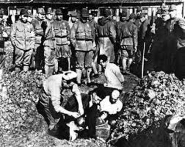 Chamberlain meets with Hitler in Godesberg, Germany. Hitler claims Sudetenland region of Czechoslovakia would be final German demand for territory.