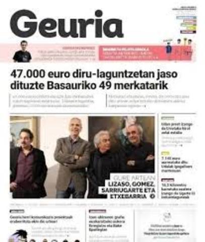 Geuria: euskara hutsean egiten den lehen hilabetekaria