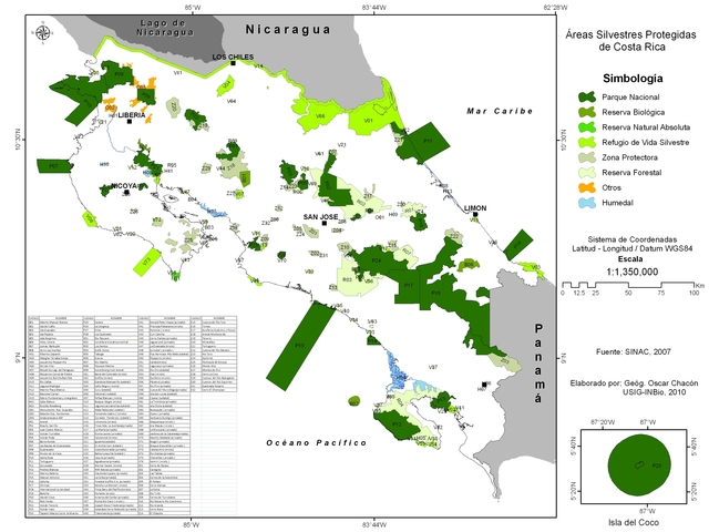 Áreas Protegidas (1970-1978)
