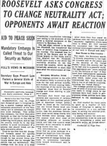 Neutrality Act of 1937