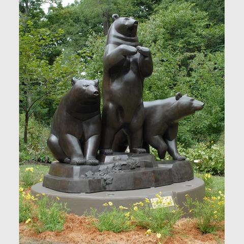 Original "Group of Bears" completed at the Bronx City Zoo
