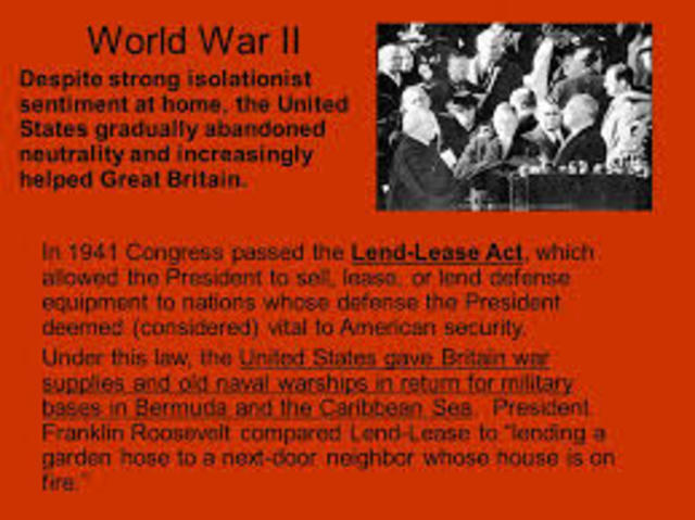 Despite opposition from isolationists