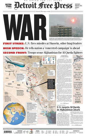 Video Iraq War start