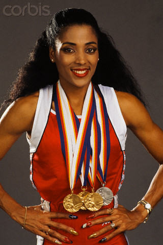 Florence Griffith Joyner- wins four Olympic medals