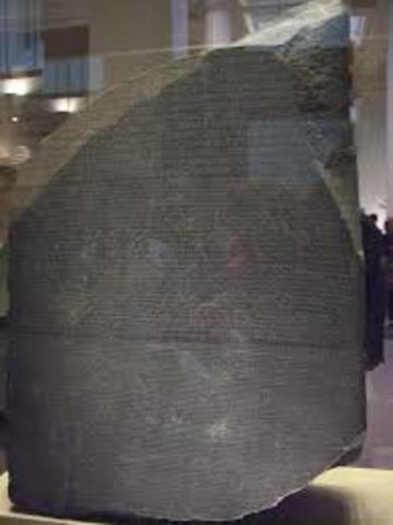 Creacion de Piedra Roseta 196 A.C