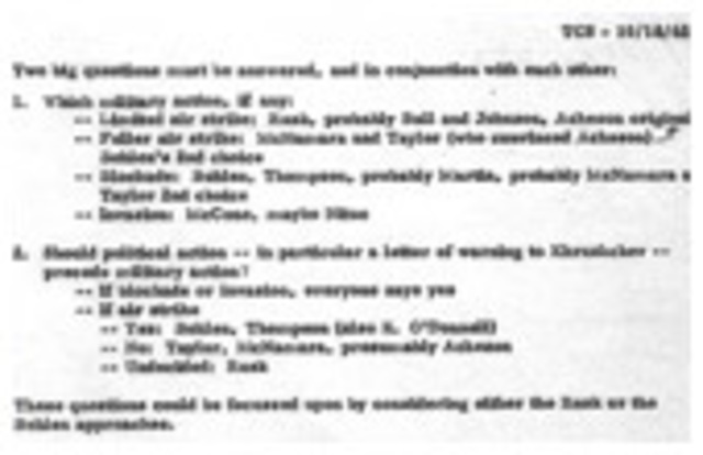 Day 4- US Advisors Consider Course of Action