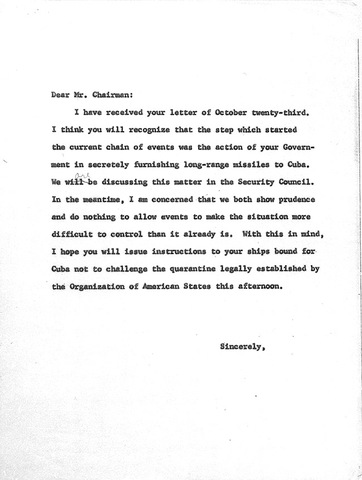 Day 9- Soviet Union Threatens