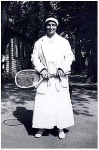 Tennis was first brought to the US