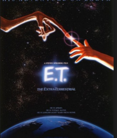 The movie, E.T, was relased