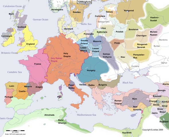 Map of Europe