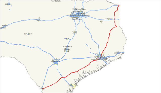 At the end of the 17th century, René-Robert Cavelier, Sieur de La Salle established a network of forts going from the Gulf of Mexico to the Great Lakes and the Saint Lawrence River. Fort Saint Louis was established in Texas in 1685, but was gone by 1688.