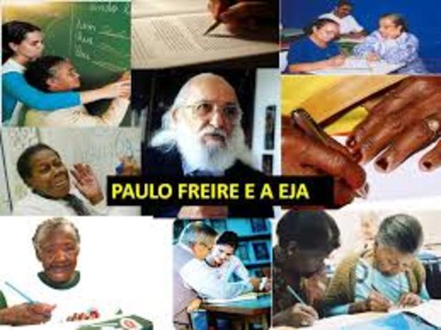 Final de 50 e inicio da dec. 60- Paulo Freire-"Educação Conscientizadora"- Movimentos Populares