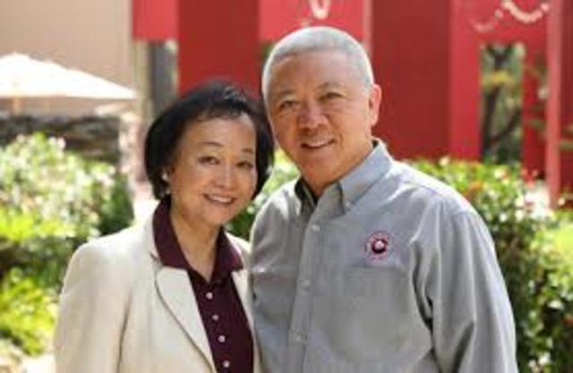 Andrew and Peggy Cherng are inducted into the California Restaurant Association Hall of Fame.
