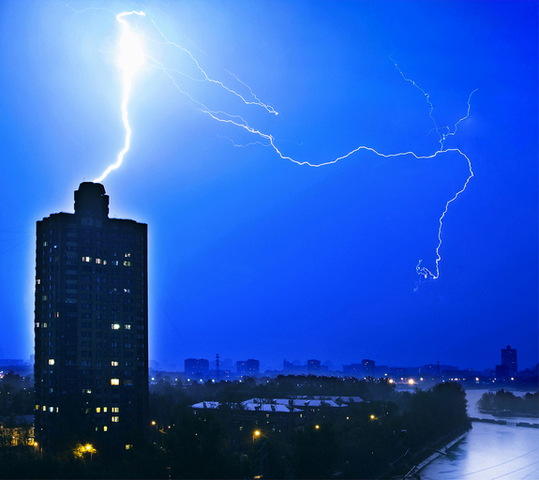 .the lighting rod Benjamin franklin