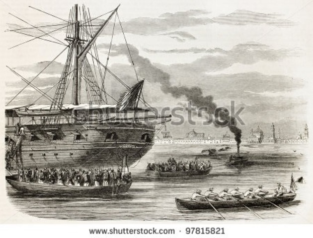 European forces landed in Veracruz