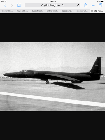 A U2 spyplane discovers missiles in Cuba.