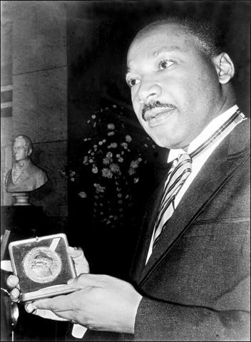 Martin Luther King Jr wins Nobel Peace Prize
